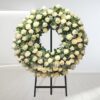 Palma de flores com rosas Lisboa funeral necrologia