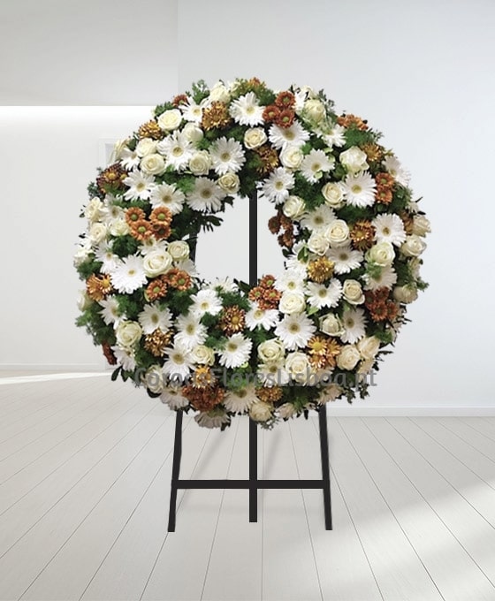 Coroa moderna funeral Lisboa cemitério