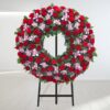 Flores com envio para tanatório e coroas de flores frescas.