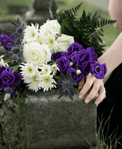 flores artificiais vs naturais funeral